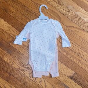 NWT White and Pink Floral Kids One Piece